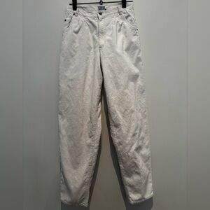 Vtg 90s Baggy LegCorduroy Pants Mimi Katana 100% Cotton Sz 13/14 off white